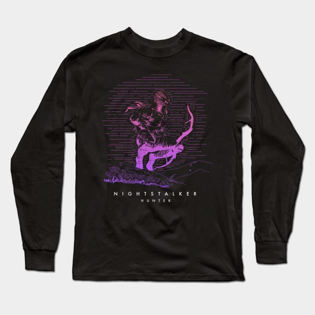 Nightstalker Hunter From The Destiny Game Tshirt Long Sleeve T-Shirt by ShirtHappens